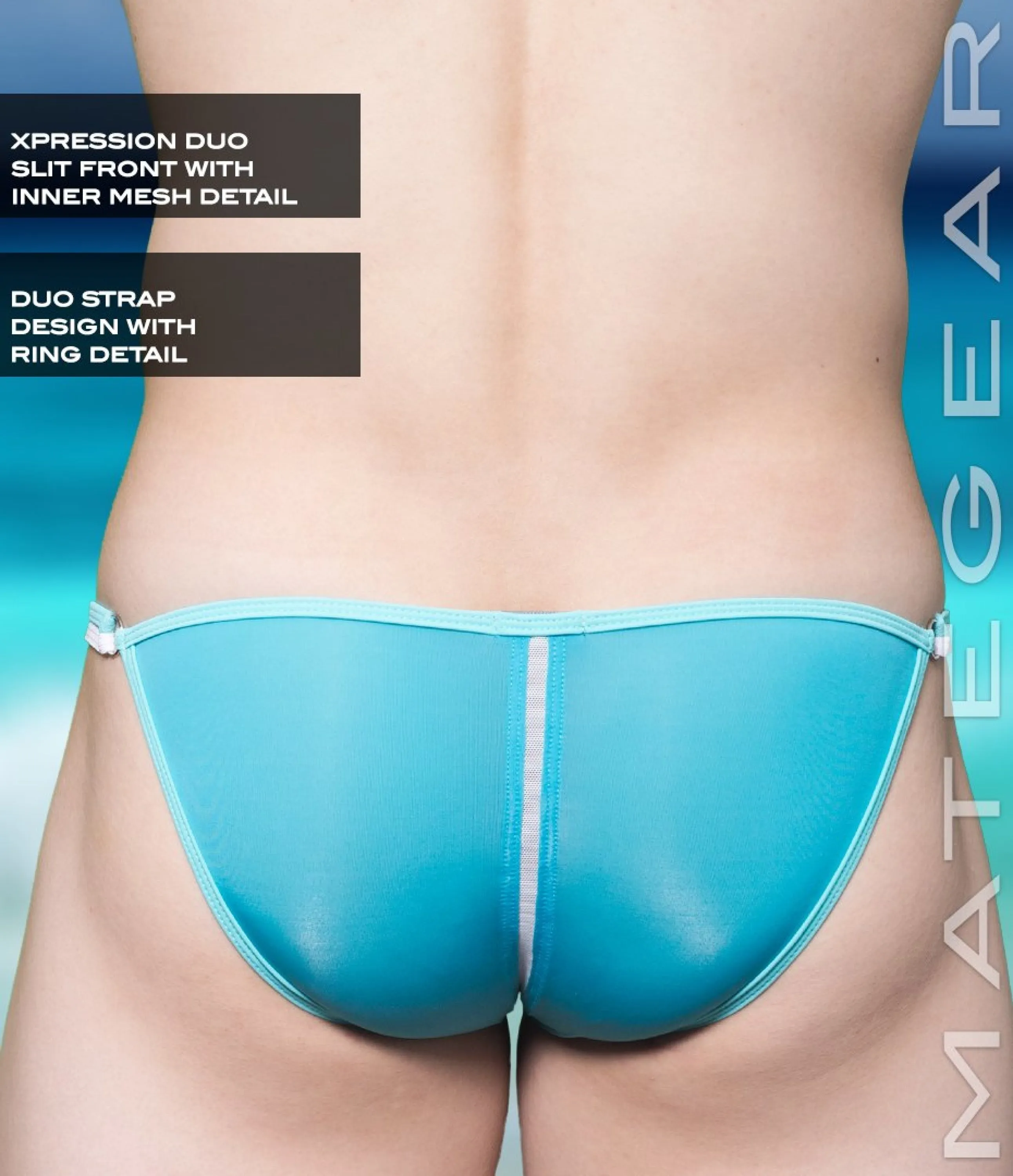 Sexy Men's Swimwear Xpression Mini Swim Bikini - Hu Hyo (Double Slit Front)