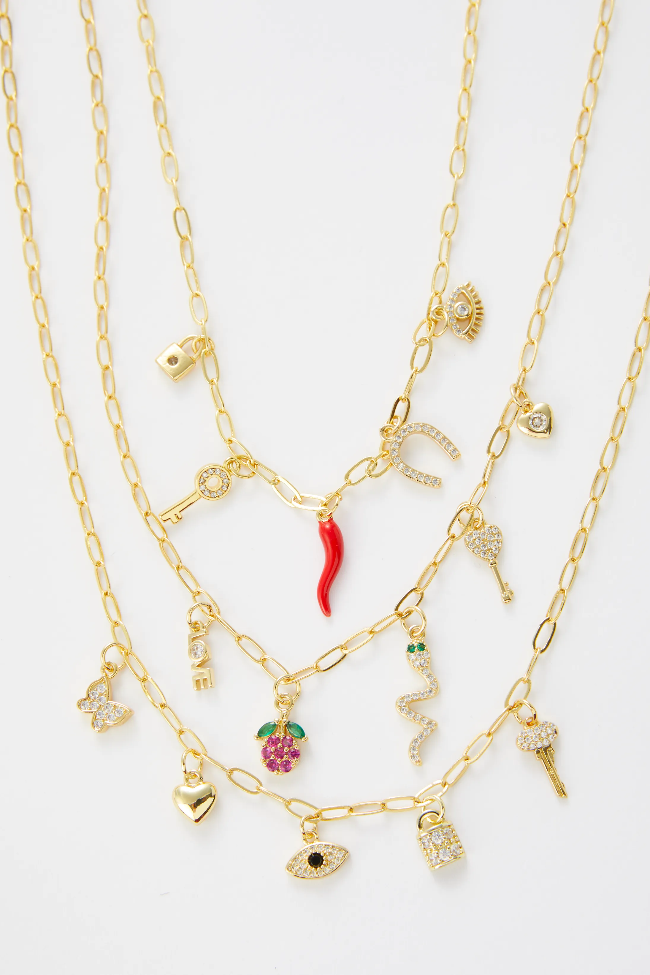 Snake Charm Necklace