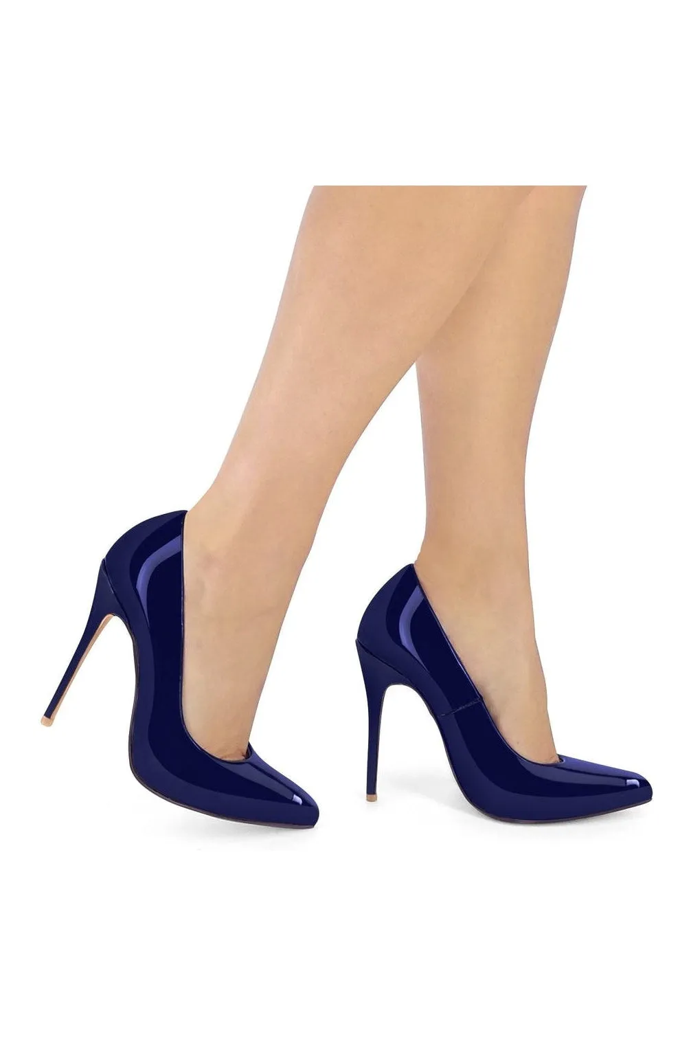 Sultry Low Cut Sky High Stiletto Heel Pump