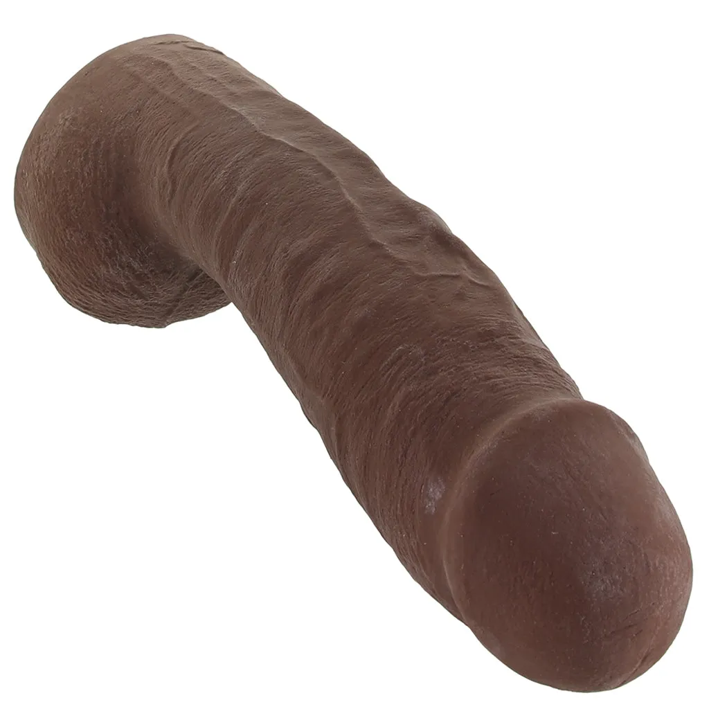 The Realistic Hung 12 Inch Cock with Balls in Chocolate