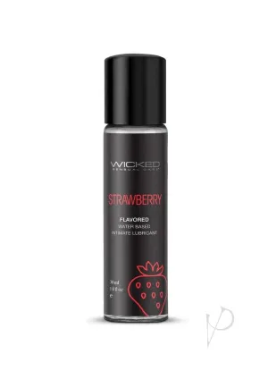 Wicked Aqua Strawberry Lube 1oz